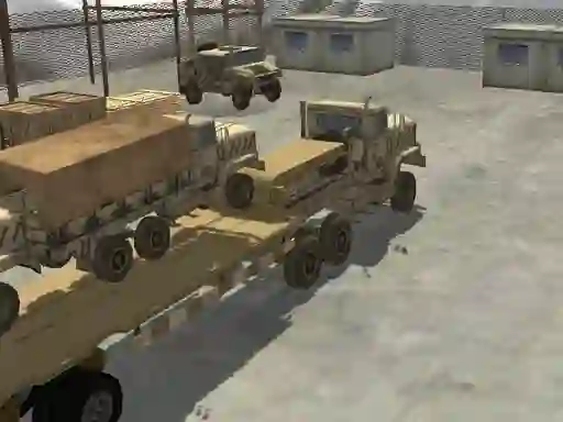 Игра Transport Army vehicle truck driving онлайн