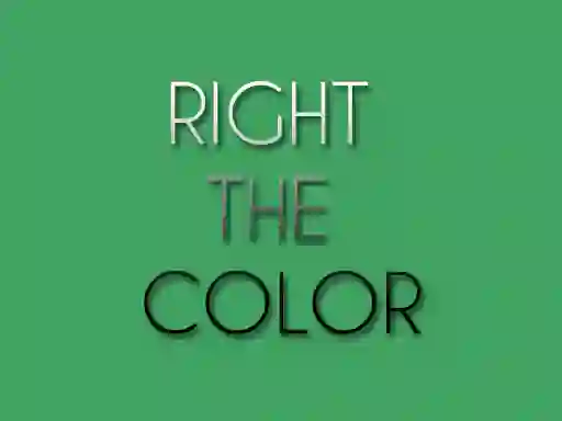 Игра Right the Color онлайн