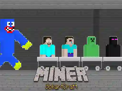 Игра Miner GokartCraft онлайн