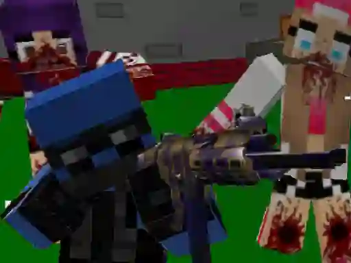 Игра Blocky Combat Special Forces: Zombie Apocalypse онлайн
