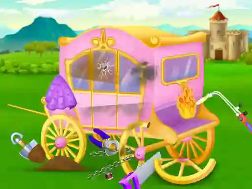 Игра Princess Castle Cleaning онлайн