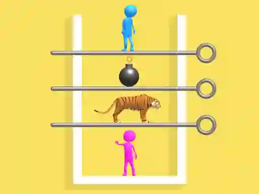 Игра Love Pins Pull Pins and Brain Wash онлайн