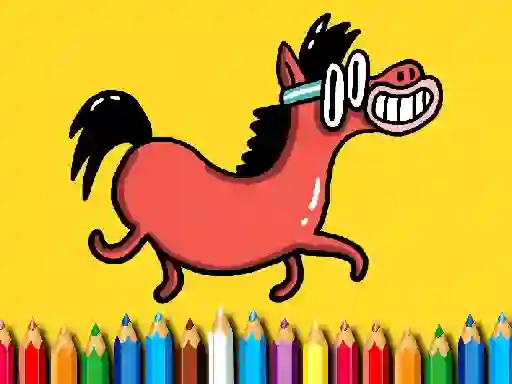 Игра Back To School: Pony Coloring Book онлайн