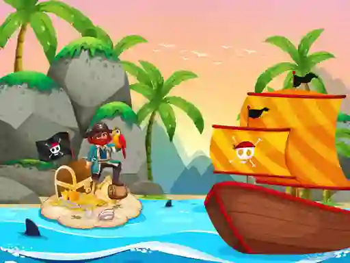 Игра Pirate Travel Coloring онлайн
