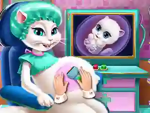 Игра Kitty Pregnant Check-up онлайн