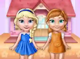 Игра Ellie And Annie Doll House онлайн