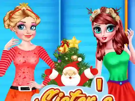 Игра Sisters Christmas Tree онлайн