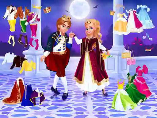 Игра Cinderella and Prince Charming онлайн