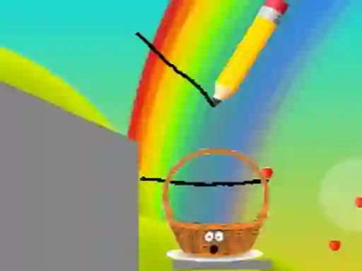 Игра Falling Apples Drawing онлайн