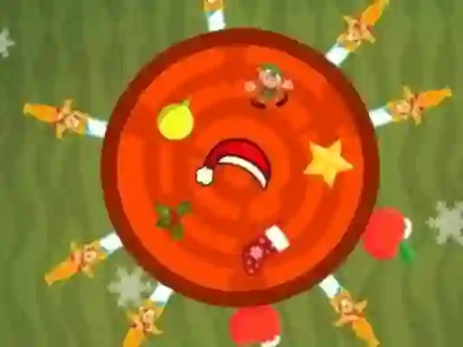 Игра Christmas Knife Hit онлайн