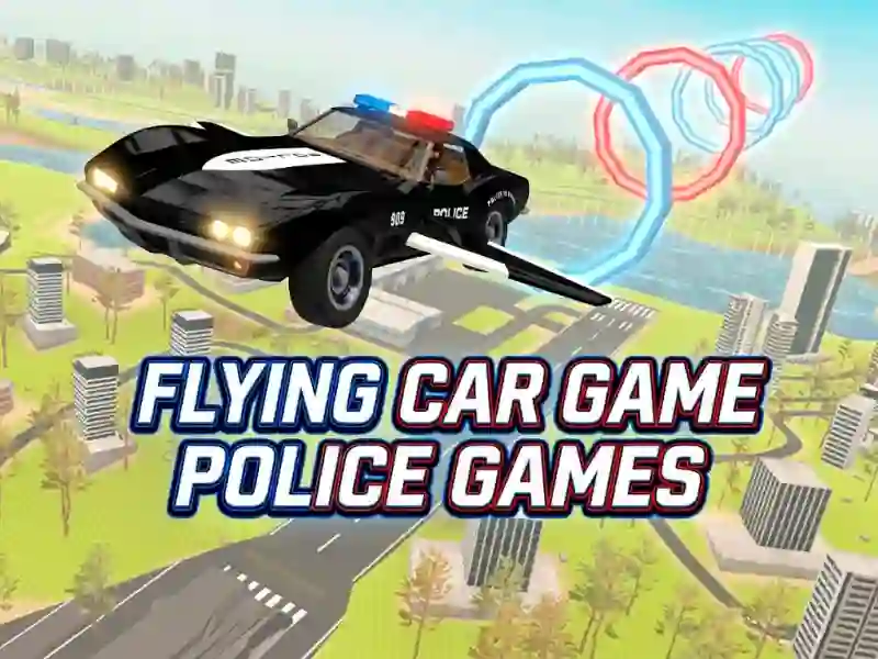 Игра Flying Car Game Police Games онлайн