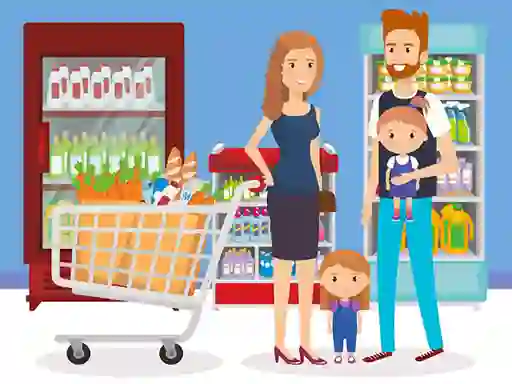 Игра Happy Shopping Jigsaw онлайн