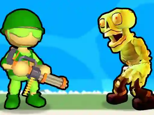 Игра Destruction of Stickman Zombie онлайн