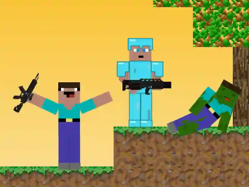 Игра Noob vs Pro: Zombie Apocalypse онлайн