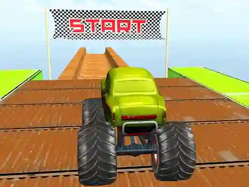 Игра Mega ramp Monster truck онлайн