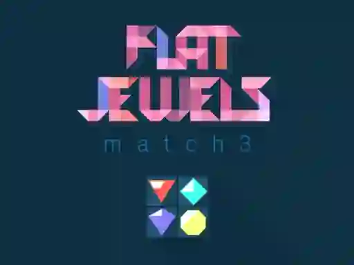 Игра Flat jewels match 3 онлайн