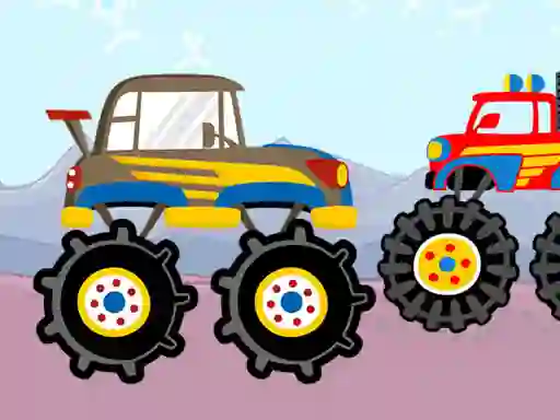 Игра Fun Monster Trucks Jigsaw онлайн