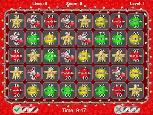 Игра Christmas Number Crunch Rounding онлайн