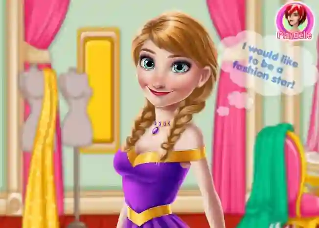 Игра Ice Princess Modeling Carrer онлайн