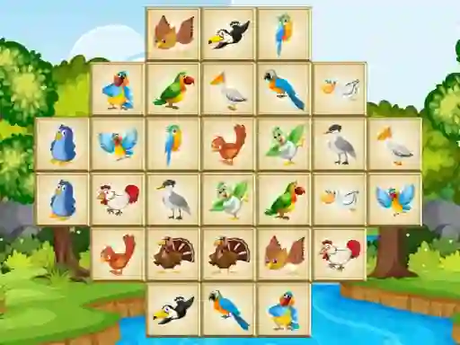 Игра Birds Mahjong Deluxe онлайн