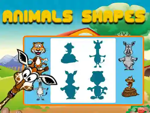 Игра Animals Shapes онлайн