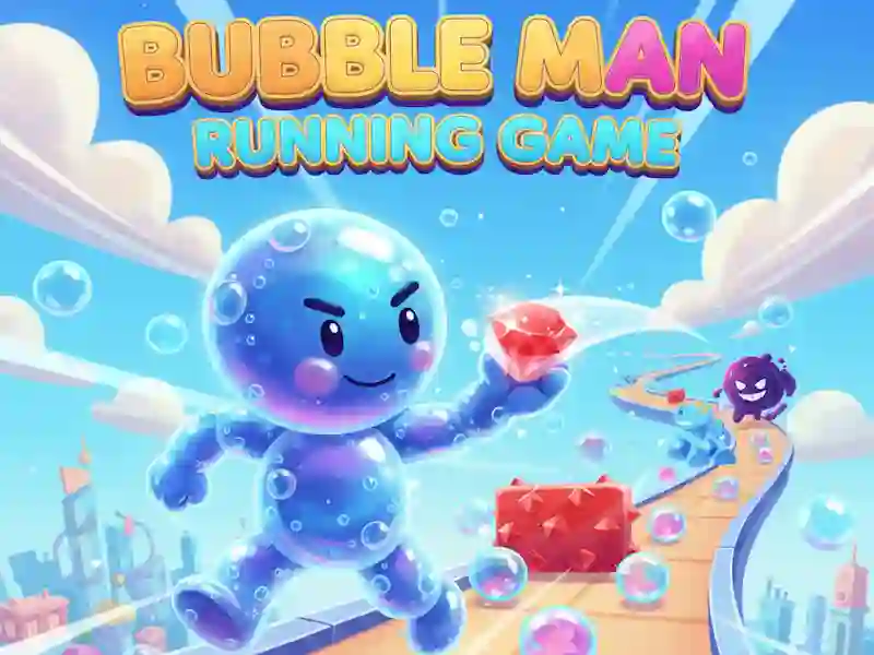 Игра Bubble Man Running Game онлайн