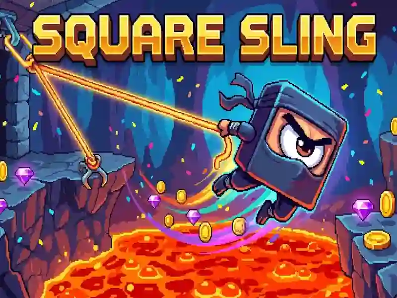 Игра Square Sling онлайн
