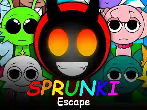 Игра Sprunki 3D Escape онлайн