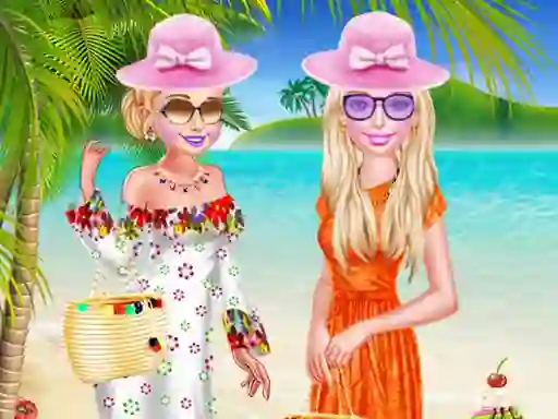 Игра BFF Spring Beach Holiday онлайн