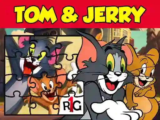 Игра Tom & Jerry Jigsaw Puzzle онлайн