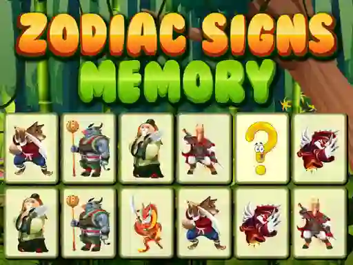 Игра Zodiac Signs Memory онлайн