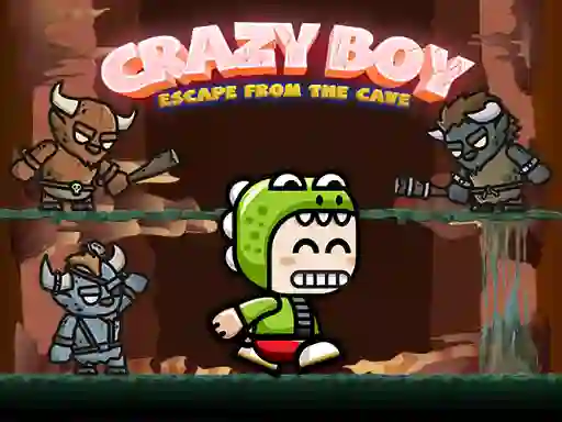 Игра Crazy Boy Escape From The Cave онлайн