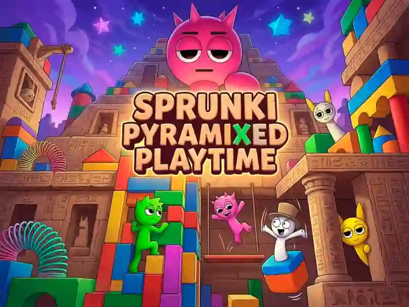 Игра Sprunki Pyramixed Playtime онлайн