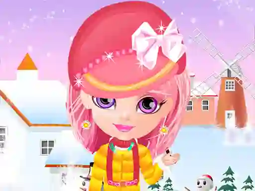 Игра Baby Halen Winter Dress Up онлайн