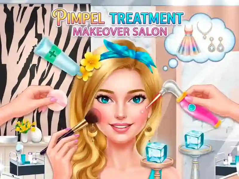 Игра Pimple Treatment Makeover Salon онлайн