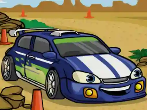 Игра Racing Cartoons Jigsaw онлайн