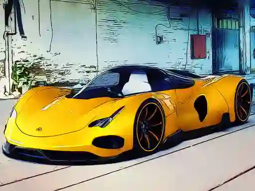 Игра Futuristic Car Models онлайн
