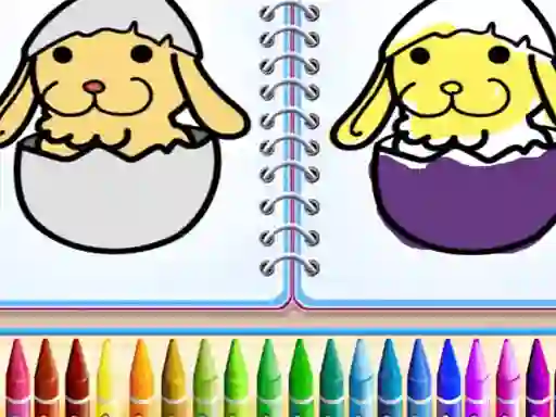 Игра Coloring Bunny Book онлайн