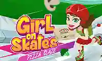 Игра Girl on Skates Pizza Mania онлайн