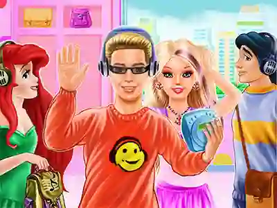 Игра Princesses High School Trends онлайн