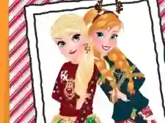 Игра Sisters Ugly Xmas Sweater онлайн