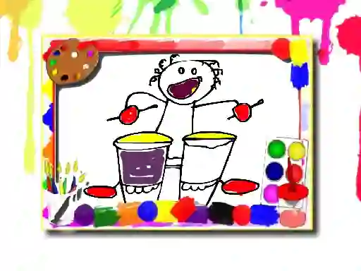 Игра Music Coloring Book онлайн