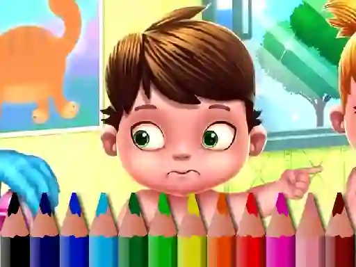 Игра Back To School: Baby Coloring Book онлайн