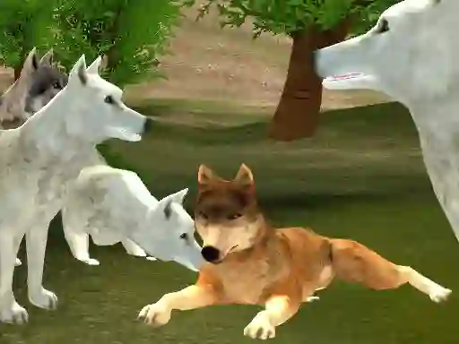 Игра Wild Wolves Hunger Attack онлайн