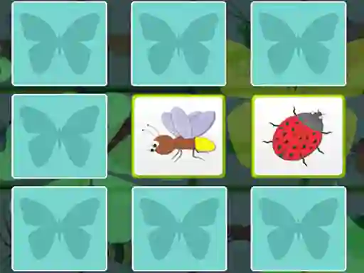 Игра Kids Memory With Insects онлайн