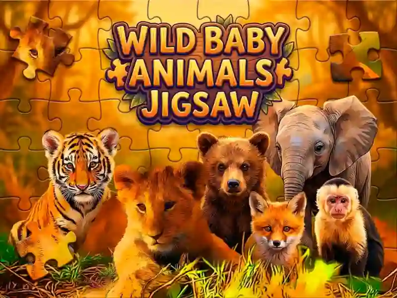 Игра Wild Baby Animals Jigsaw онлайн