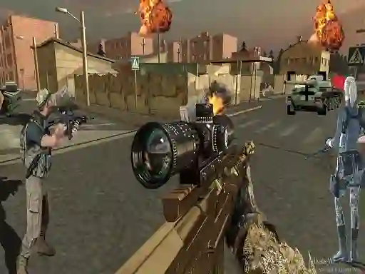 Игра US Army Commando: Elite Commando War онлайн