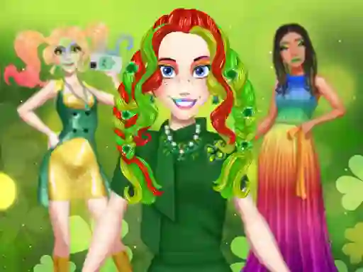 Игра St Patrick's Day Princess Challenge онлайн