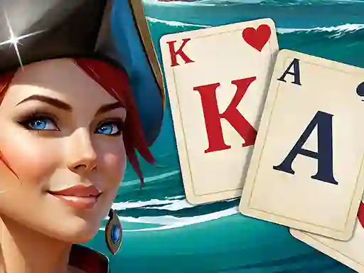 Игра Solitaire Klondike Treasure Island онлайн