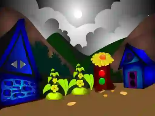 Игра Blue house bird escape онлайн